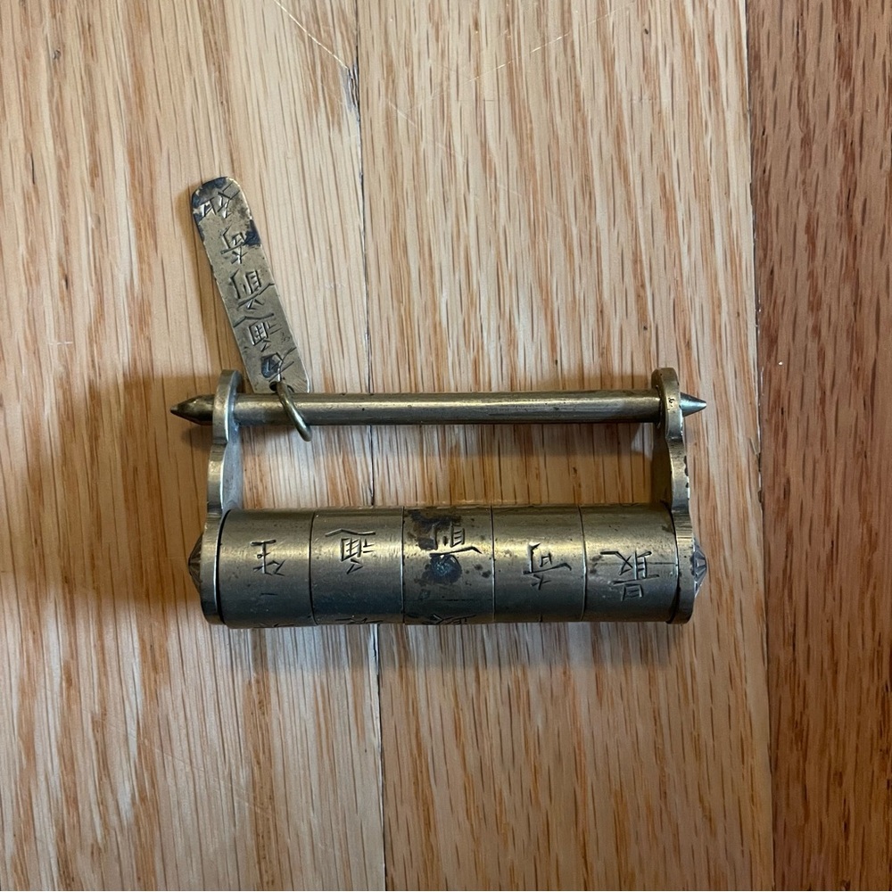 Chinese Combination Padlock